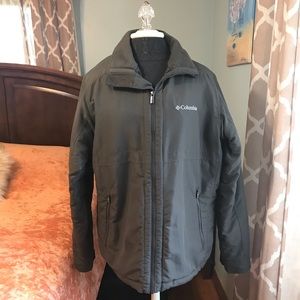 Columbia ⚜️ Grey Fleece Lined Zip Jacket